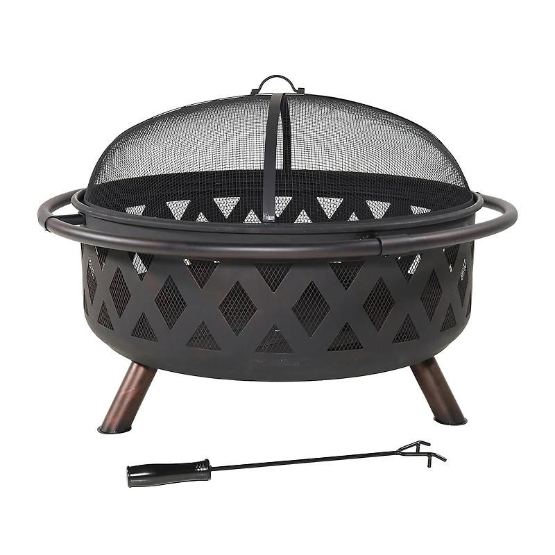 Sunnydaze Collection Portable Weather Resistant Fire Pit