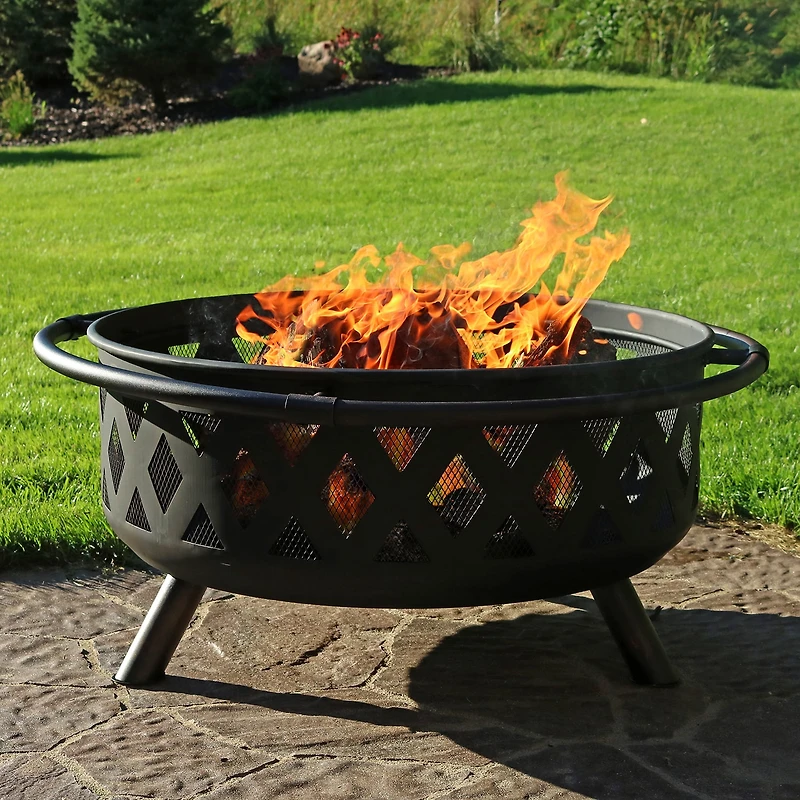 Sunnydaze Collection Portable Weather Resistant Fire Pit