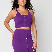Bold Elements Womens Scoop Neck Sleeveless Pullover Sweater