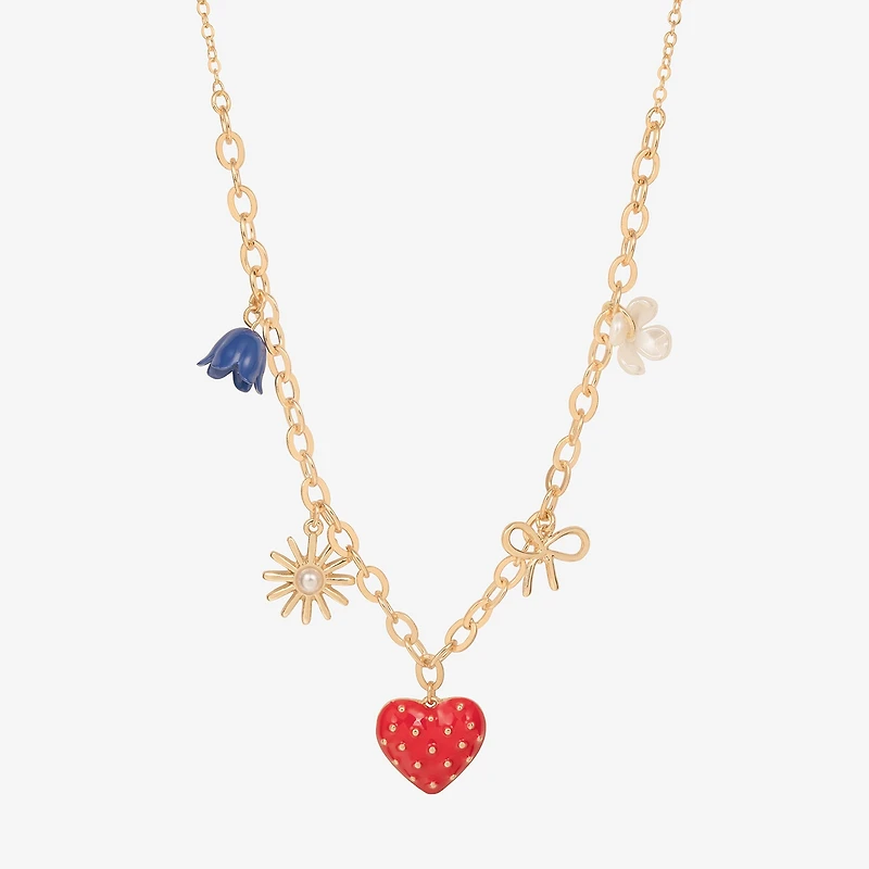 Bijoux Bar Delicates Womens 16 Inch Link Chain Necklace