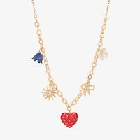 Bijoux Bar Delicates Womens 16 Inch Link Chain Necklace