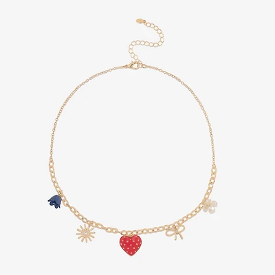 Bijoux Bar Womens 16 Inch Link Chain Necklace