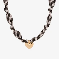 Bijoux Bar Womens Heart 16 Inch Pendant Necklace