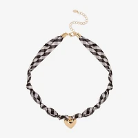 Bijoux Bar Womens Heart 16 Inch Pendant Necklace