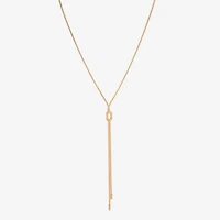 Bijoux Bar Delicates Womens Stainless Steel 18 Inch Y Necklace