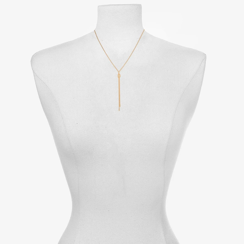 Bijoux Bar Delicates Womens Stainless Steel 18 Inch Y Necklace