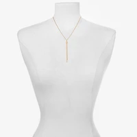 Bijoux Bar Delicates Womens Stainless Steel 18 Inch Y Necklace