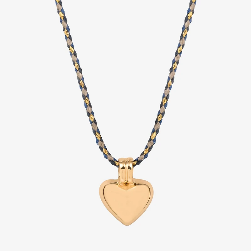 Bijoux Bar Delicates Womens Heart 16 Inch Pendant Necklace