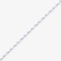 Womens 14K Gold Inch Rope Chain Necklace