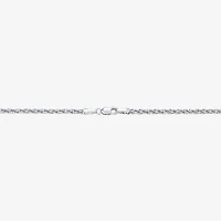 Womens 10K Gold 24 Inch Rope Chain Necklace