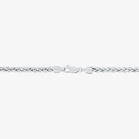 Womens 10K Gold 22 Inch Wheat Chain Necklace