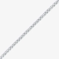Womens 10K Gold 22 Inch Wheat Chain Necklace