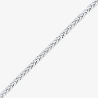 Womens 10K Gold 24 Inch Wheat Chain Necklace