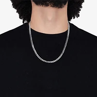 Womens 10K Gold Inch Curb Chain Necklace