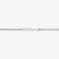 Womens 10K Gold 20 Inch Wheat Chain Necklace