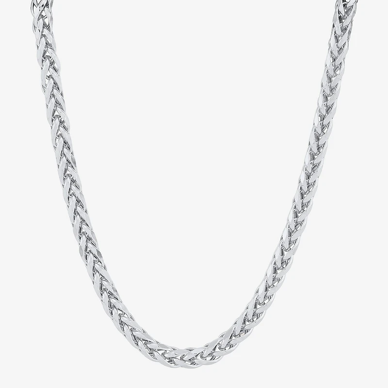 Womens 10K Gold 20 Inch Wheat Chain Necklace