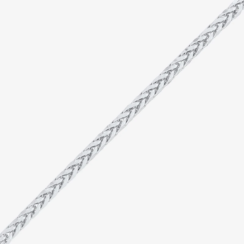 Womens 10K Gold 20 Inch Wheat Chain Necklace