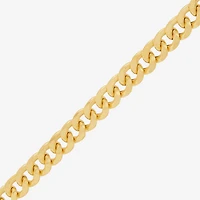 Womens 14K Gold 20 Inch Cuban Chain Necklace