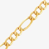 Womens 10K Gold Inch Figaro Chain Necklace