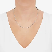 Womens 14K Gold Inch Rope Chain Necklace