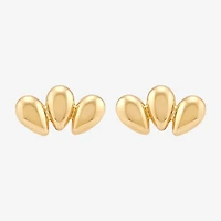 Gold Addiction 10K Gold 18mm Stud Earrings
