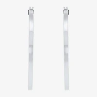 Womens 14K Gold 40mm Hoop Earrings