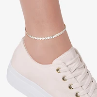 Made in Italy Womens Sterling Silver 9 Inch Stampato Chain Bracelet
