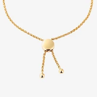Harry Potter (F / Si2) Womens Diamond Accent Lab Grown White Diamond 14K Gold Over Silver Bolo Bracelet