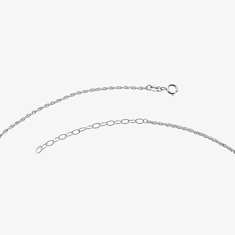 Harry Potter (F / Si2) Womens 1/8 CT. T.W. Lab Grown Diamond Genuine Yellow Citrine 14K Two Tone Gold Over Silver 18 Inch Pendant Necklace