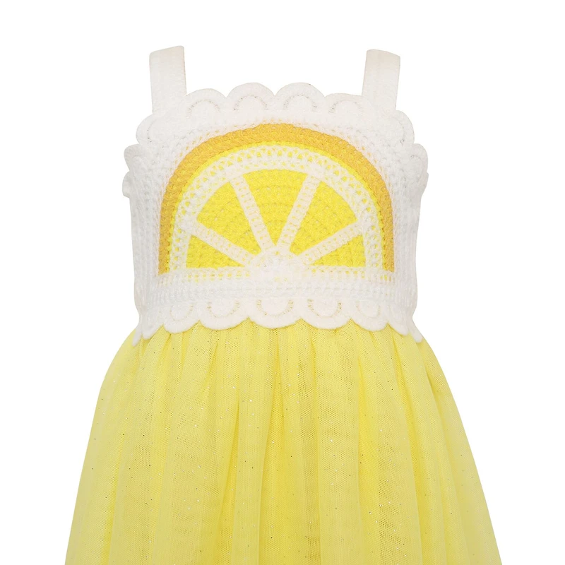 Lilt Toddler Girls Lemon Sleeveless A-Line Dress