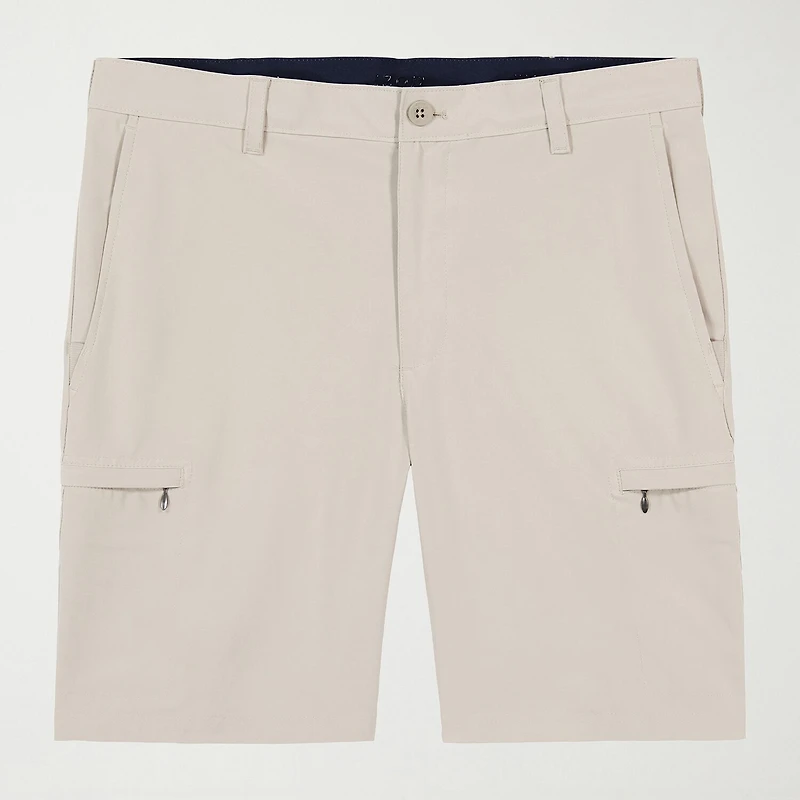 IZOD Swingflex Golf Mens 9 1/2" Stretch Fabric Quick Dry Cargo Short