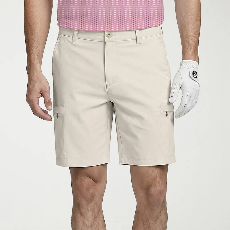 IZOD Swingflex Golf Mens 9 1/2" Stretch Fabric Quick Dry Cargo Short