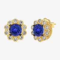 Le Vian Grand Sample Sale Le Vian Grand Sample Sale Limited Quantities! 1/3 CT. T.W. Genuine Blue Tanzanite 14K Gold 13.9mm Round Stud Earrings