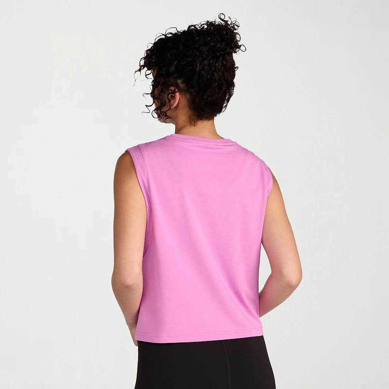 PUMA Womens Crew Neck Sleeveless Active Tank Top