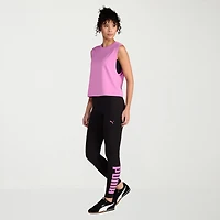 PUMA Womens Crew Neck Sleeveless Active Tank Top