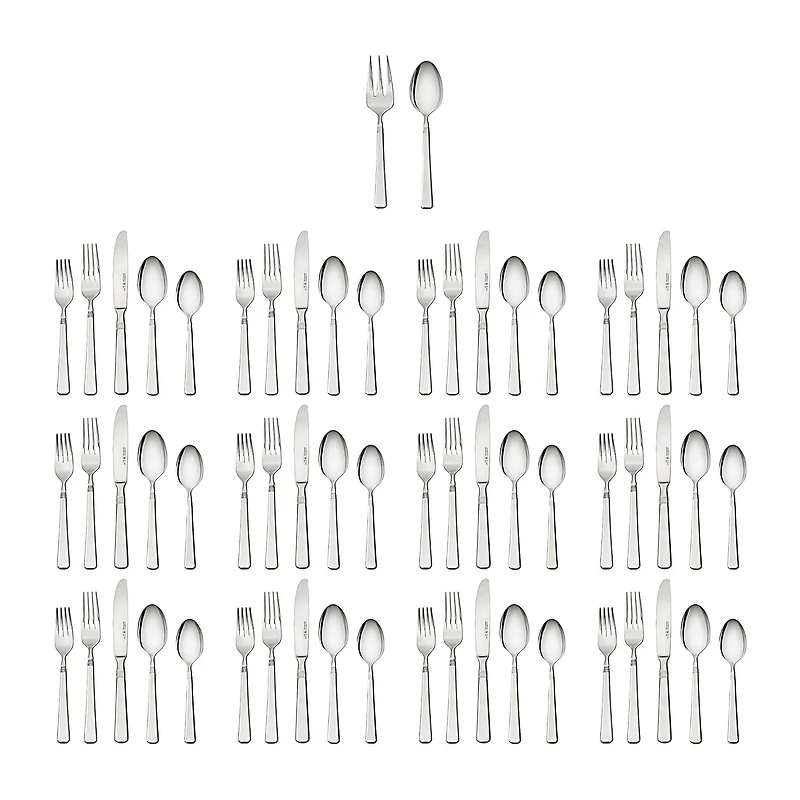 Zwilling Metrona 62-pc. 18/10 Stainless Steel Flatware Set