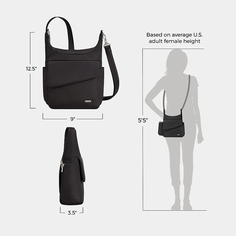 Travelon Anti-Theft Classic Messenger Bag