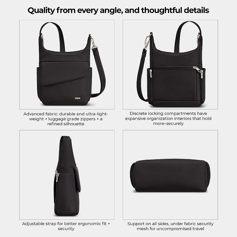 Travelon Anti-Theft Classic Messenger Bag