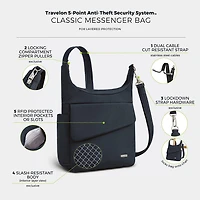 Travelon Anti-Theft Classic Messenger Bag