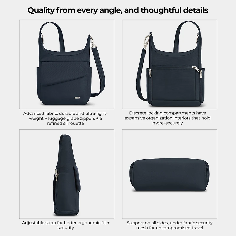 Travelon Anti-Theft Classic Messenger Bag