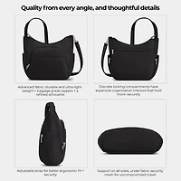Anti-Theft Classic Crossbody Bucket Bag