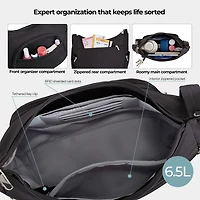 Anti-Theft Classic Crossbody Bucket Bag
