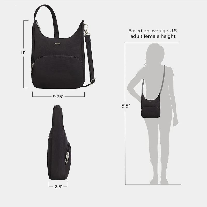 Travelon Anti-Theft Classic Essential Messenger Bag