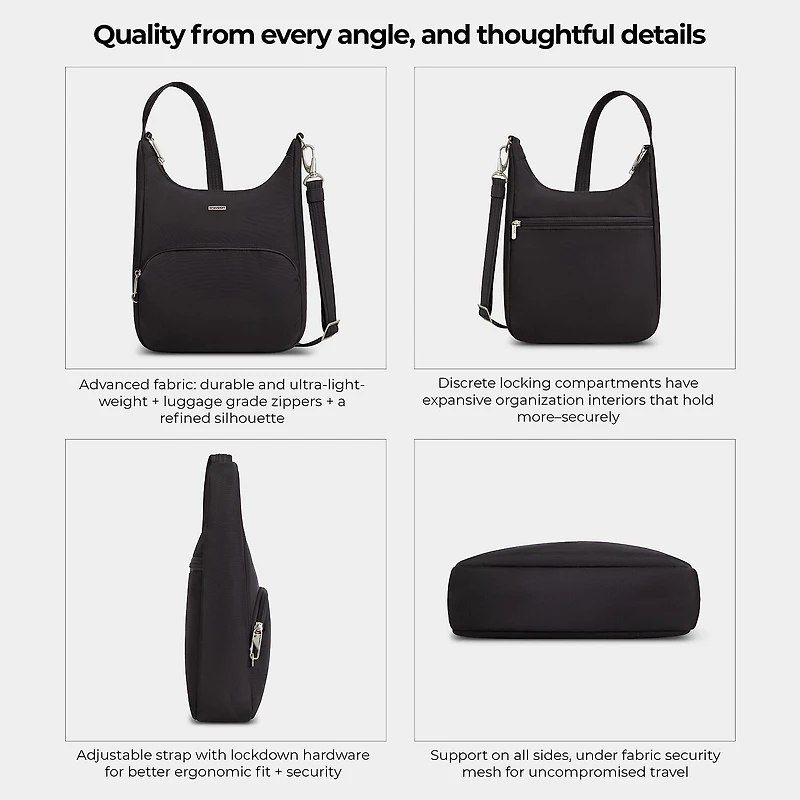 Travelon Anti-Theft Classic Essential Messenger Bag