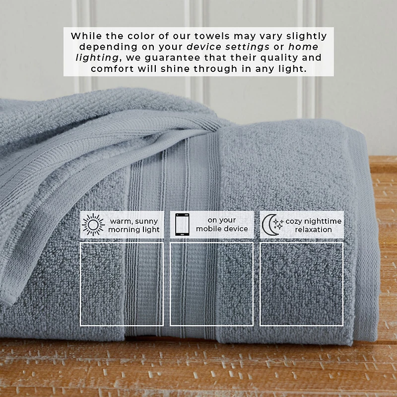 Linery Cotton Plush -pc. Quick Dry Bath Towel Set