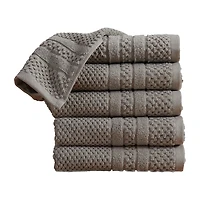 Linery Cotton Checkered Weave 6-pc. Quick Dry Hand Towel Set