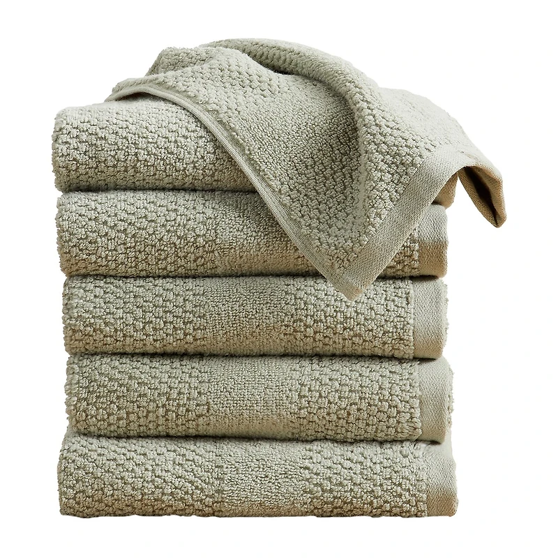 Linery Cotton Textured Weave 6-pc. Quick Dry Bath Towel Set