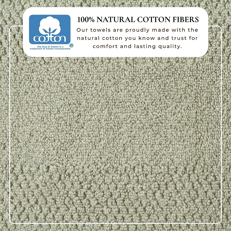 Linery Cotton Textured Weave 6-pc. Quick Dry Bath Towel Set