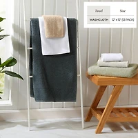Linery Cotton Textured Weave 6-pc. Quick Dry Bath Towel Set