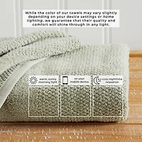 Linery Cotton Textured Weave 6-pc. Quick Dry Bath Towel Set